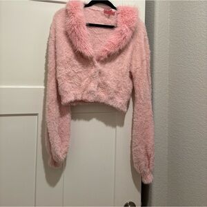 Sugar thrillz fuzzy sweater